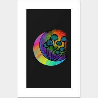 Pride Crescent Moon Posters and Art